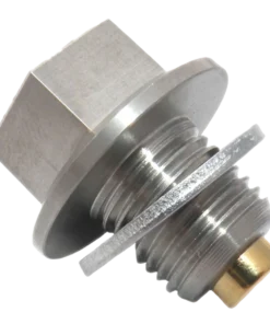 Gold Plug AP-03 is a M12 x 1.25 magnetic drain plug with a 15 mm hex head