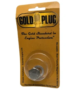 Gold Plug AP-06 is a M14 x 1.25 magnetic drain plug with a 19 mm hex head in retail packet