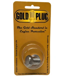 Gold Plug AP-08 is a M14 x 1.5 magnetic drain plug with a 19 mm hex head in retail packet