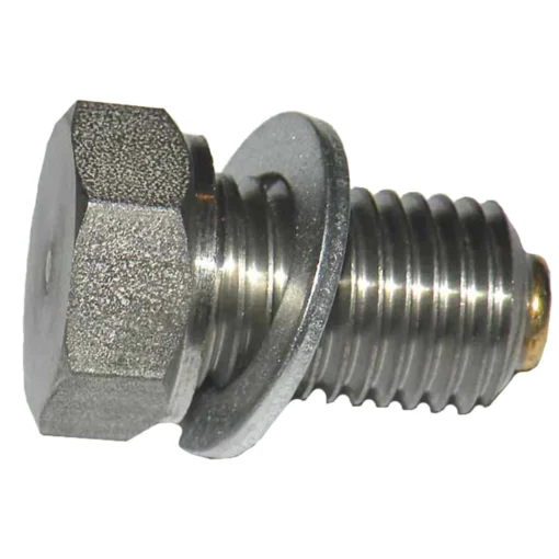 Gold Plug AP-11 is a M12 x 1.5 magnetic drain plug with a 17 mm hex head