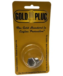 Gold Plug AP-11 is a M12 x 1.5 magnetic drain plug with a 17 mm hex head in retail packet