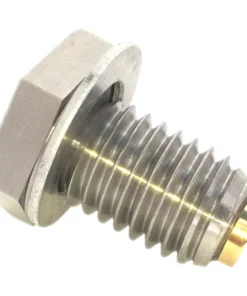 Gold Plug AP-17 is a 5/8" UNC magnetic drain plug with a 17 mm hex head