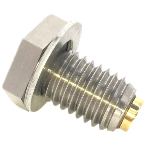 Gold Plug AP-17 is a 5/8" UNC magnetic drain plug with a 17 mm hex head