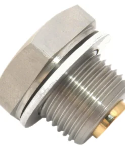 Gold Plug AP-05 is a M18 x 1.5 magnetic drain plug with a 26 mm hex head