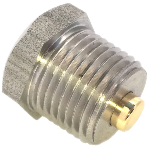 Gold Plug IP-03X is a 3/8 NPT magnetic drain plug with a 19 mm hex head