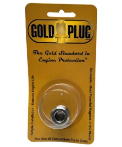 Gold Plug IP-04 is a 1/2 NPT magnetic drain plug with an internal 3/8" head