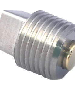 Gold Plug IP-04X is a 1/2 NPT magnetic drain plug with a 9/16″ External Square Head