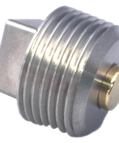 Gold Plug IP-06X is a 3/4 NPT magnetic drain plug with an External Square Head