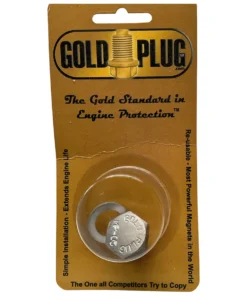 Gold Plug MP-05 is a M14 x 1.25 magnetic drain plug with a 19 mm hex head