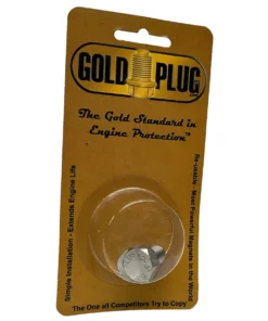 Gold Plug MP-07 is a M10 x 1.5 magnetic drain plug with a 16 mm hex head