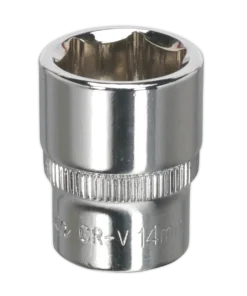 Sealey WallDrive® Socket 14mm 1/4"Sq Drive